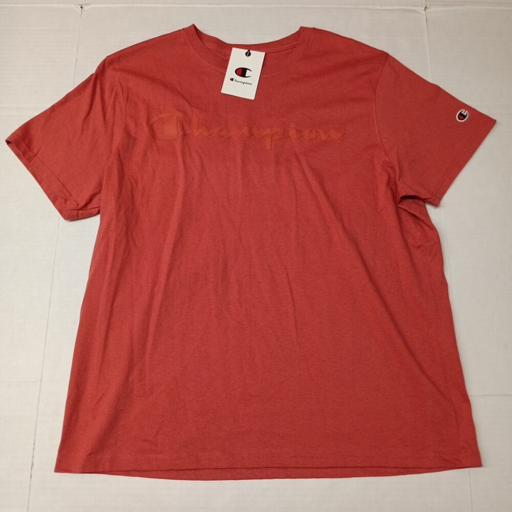 Champion Classic Graphic Tee T-Shirt Men's L Picante Pink